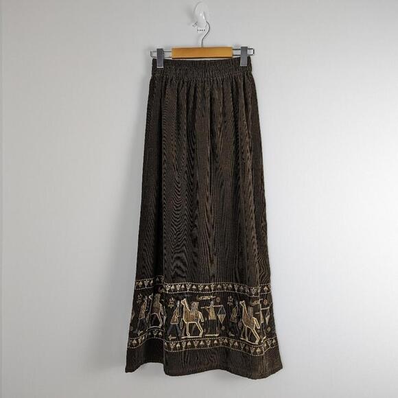 Dresses & Skirts - Women's Bohemian Embroidered Maxi Skirt Approximate Size XS
